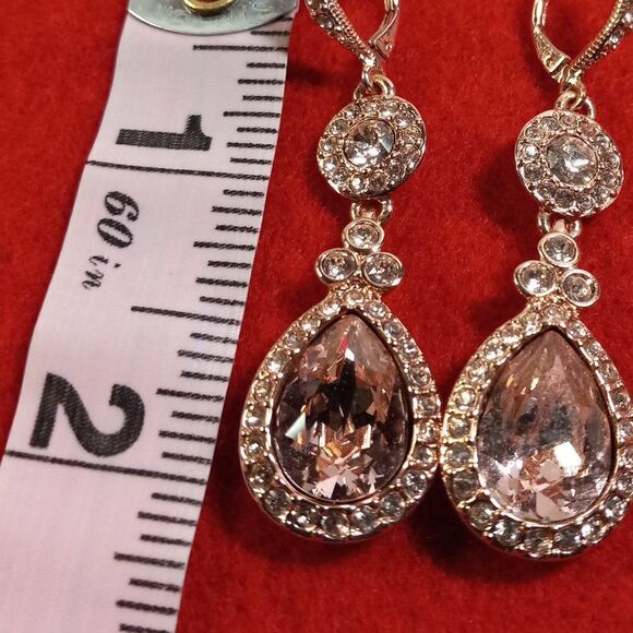 Givenchy Crystal Element with double drop Necklace and Earrings - Picture 7 of 10